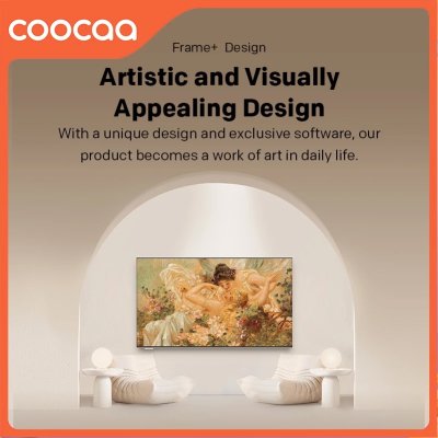 Coocaa 65 Inch LN7000G 4K QLED Wallpaper TV - Google TV - Matte Screen