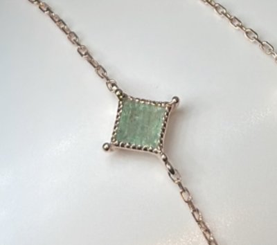 Starlit Glow - Green Quartz Bracelet