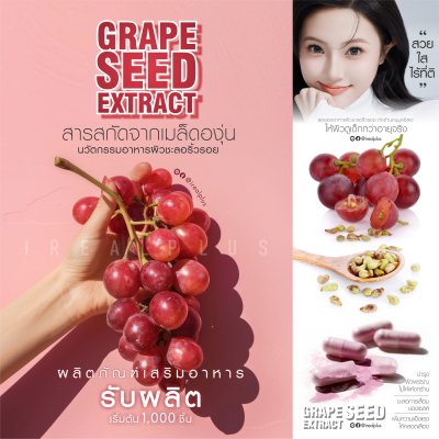 รับผลิต สร้างแบรนด์ สารสกัด Grape Seed Extract รับผลิต สร้างแบรนด์ สารสกัด Grape Seed Extract