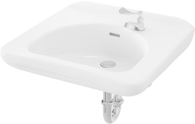 LW103JT1W/F อ่างล้างหน้าแขวนผนัง (1 รูก๊อก) สำหรับผู้พิการ