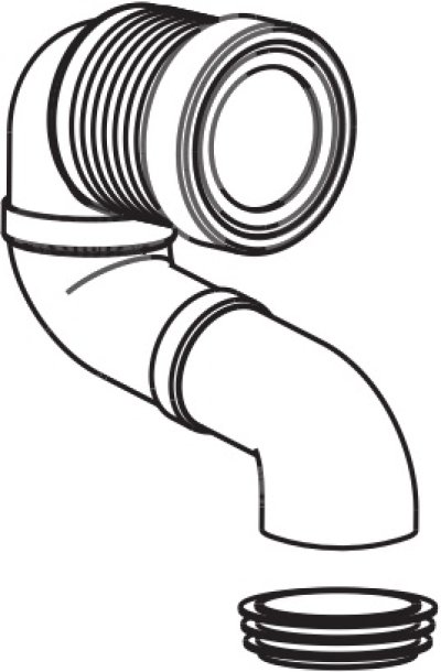 1072317 ชุดข้อต่อน้ำทิ้งชักโครก
