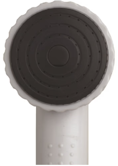 ES06 ชุดฝักบัวอาบน้ำแบบสายอ่อน 1 ระบบ สีขาว