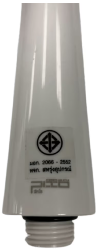 ES06 ชุดฝักบัวอาบน้ำแบบสายอ่อน 1 ระบบ สีขาว