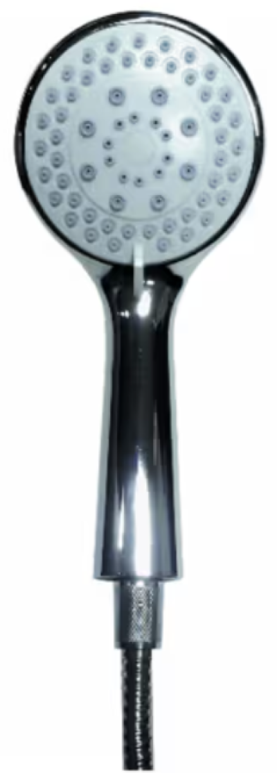 ES015 ชุดฝักบัวอาบน้ำแบบสายอ่อน 3 ระบบ สีโครเมี่ยม