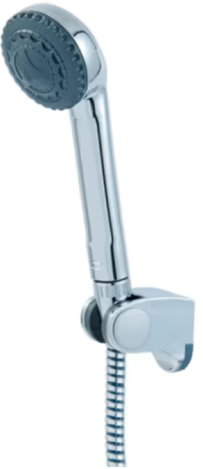 ES013 ชุดฝักบัวอาบน้ำแบบสายอ่อน 1 ระบบ สีโครเมี่ยม