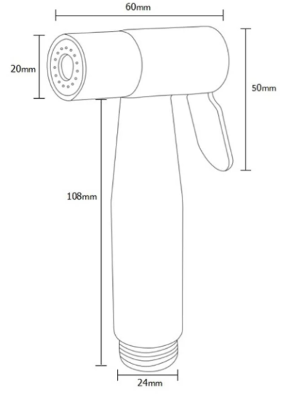 BN STAINLESS-BIDET เฉพาะหัวฉีดชำระ สแตนเลส304