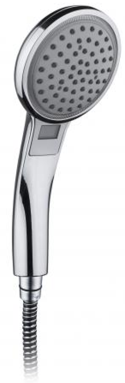 KS-06-211-50LED ฝักบัวมือแบบปรับน้ำได้ 1 ระดับ มีไฟ LED