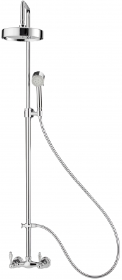 CT275C17WS ก๊อกผสมยืนอาบน้ำพร้อมฝักบัวสายอ่อน 3 ฟังก์ชั่น และฝักบัวก้านแข็งขนาด 8 นิ้ว รุ่น CLASSIC