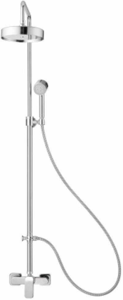 CT2149WS ก๊อกผสมยืนอาบน้ำพร้อมฝักบัวสายอ่อน 3 ฟังก์ชั่นและฝักบัวก้านแข็งขนาด 8 นิ้ว รุ่น SCIROCCO