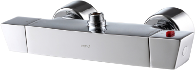 CT2085 ก๊อกผสมยืนอาบน้ำพร้อมวาล์วควบคุมอุณหภูมิ รุ่น SQUARE