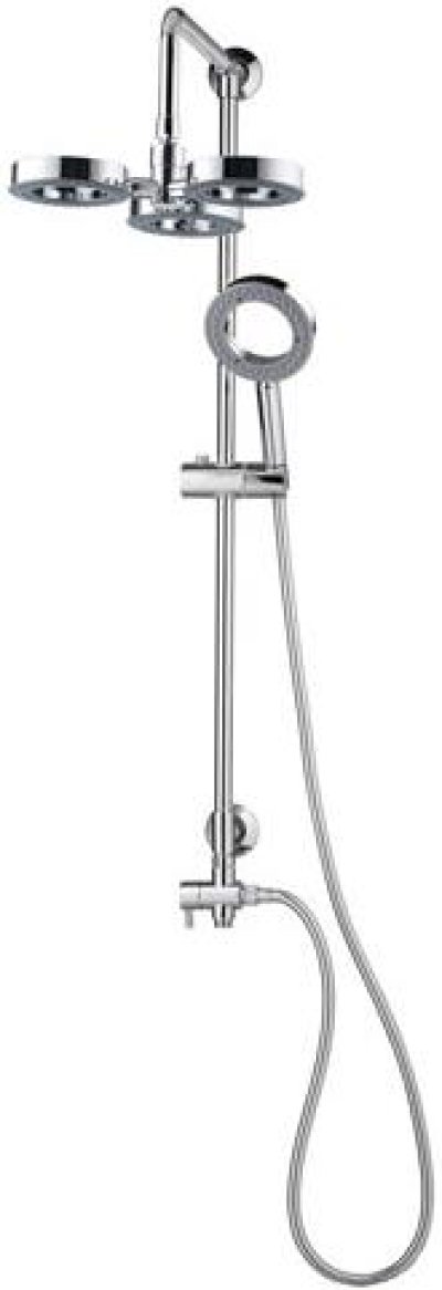 CT623Z73 ชุดฝักบัวสายอ่อน 1 ฟังก์ชั่นและฝักบัวก้านแข็งแบบ 3 วง พร้อมวาล์วเปลี่ยนทิศทางน้ำและสายน้ำดี ยาว 1 ม.