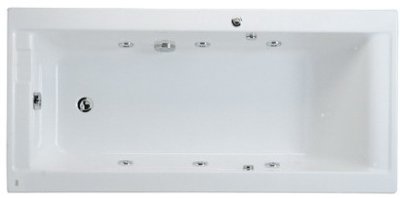 TF-70021100-WT อ่างอาบน้ำวน+หมอน รุ่น PLAZA-S