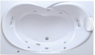 TF-7280100-WT อ่างอาบน้ำวน+หมอน รุ่น SAVONA