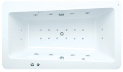 TF-70142100-WT อ่างอาบน้ำวน+อัดอากาศ+หมอน รุ่น IMAGINE 1700