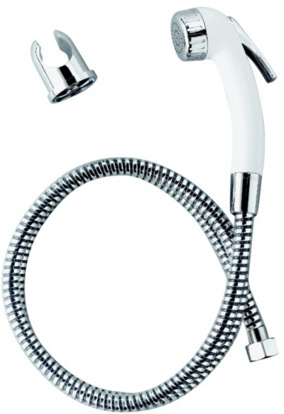 PM601NK#WH(HM) ฝักบัวฉีดชำระสีขาวพร้อมสายโครเมี่ยม