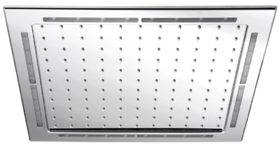 Z12 ฝักบัวพร้อม LED 1 ฟังก์ชั่น ขนาด 12X12 นิ้ว ชนิดฝั่งเพดาน