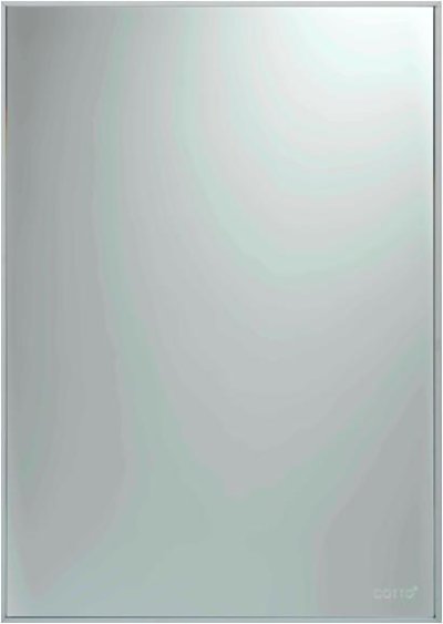 MC201 กระจกกรอบอะลูมิเนียม 500 x 700 มม. สีเงิน (เล็ก)