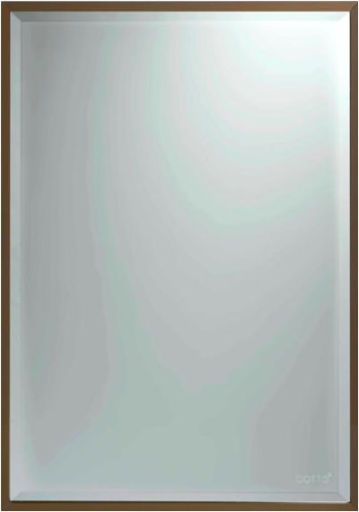 MC204 กระจกกรอบอะลูมิเนียม 500 x 700 มม. สีบอรนซ์ทอง (ใหญ่)