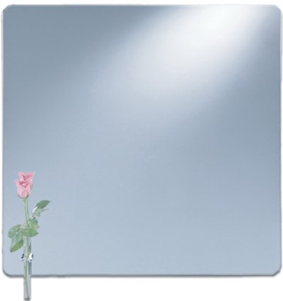 MC822 กระจกเงาพร้อมแก้วปิคเกอร์สำหรับใส่ดอกไม้ 700 x 700 มม.