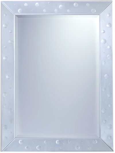 MCC403 กระจก แขวนผนังทรงสี่เหลี่ยม กรอบด้านข้างทำด้วยกระจก 740 x 990 มม.