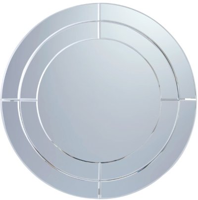 MCC020 กระจกแขวนผนังทรงกลม กรอบด้านข้างทำด้วยกระจกซ้อนกระจก Ø 800 มม.