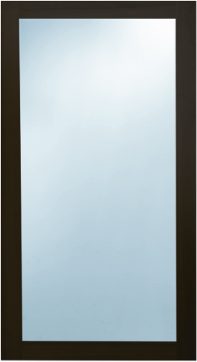 MC602#B กระจกเงา สี่เหลี่ยมกรอบไม้โอ๊ค 460 x 990 มม.