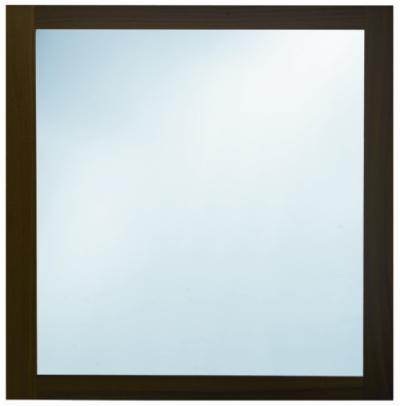 MC602#C กระจกเงา เหลี่ยมกรอบไม้โอ๊ค 640 x 840 มม.