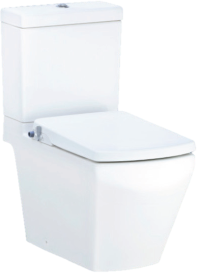 C17107(CN) สุขภัณฑ์ แบบสองชิ้น 3/4.5 ลิตร รุ่น TETRAGON