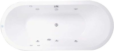 BTW339EL อ่างระบบน้ำวนพร้อมสะดือป๊อปอัพ รุ่น CAPSULE 1800