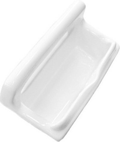 448-WT ที่วางสบู่ เซรามิค 4"x8"