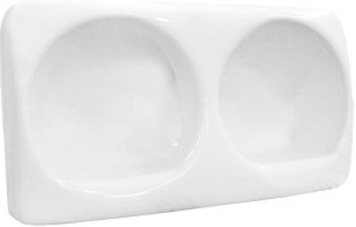 488-WT ที่วางสบู่ เซรามิค 6"x12"