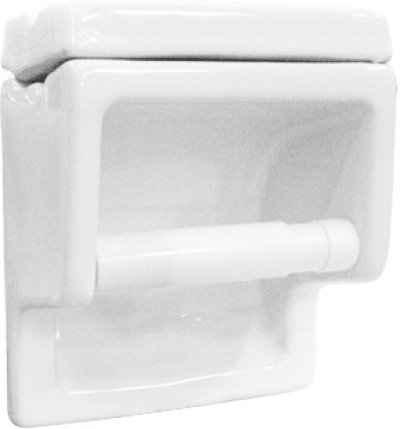 476-WT ที่ใส่กระดาษชำระ เซรามิค 6"x6" 