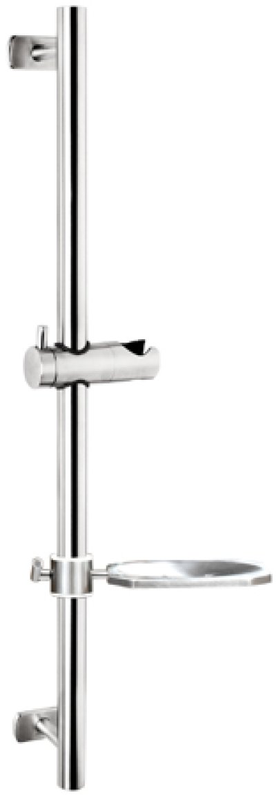 FJVHP-00016S ที่เสียบฝักบัวราวสไลด์ท่อ7/8""พร้อมจานสบู่ HARMONY