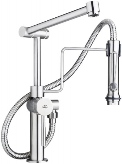 HFVSP-1000A9 ก๊อกเดี่ยวอ่างซิ้งค์ปรับระดับตั้งพื้น รุ่น MARATHON