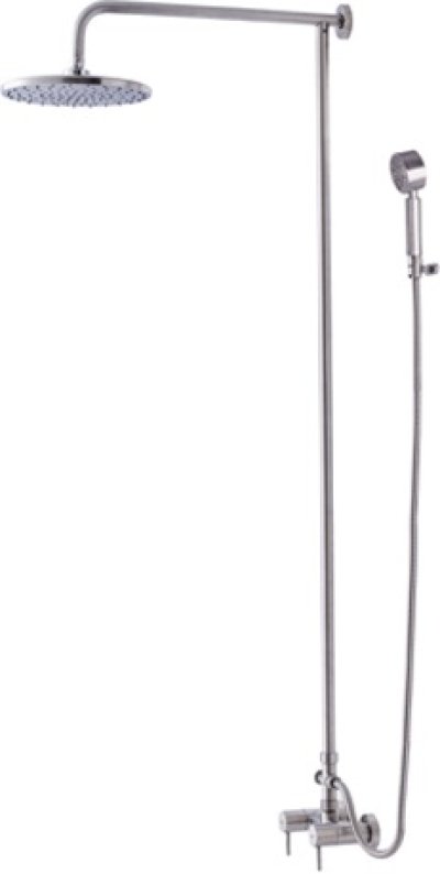 WS-8071P ชุดฝักบัวอาบน้ำ แบบผสม พร้อมตัวปรับทางน้ำ คอ P (หัวฝักบัว 10 นิ้ว)