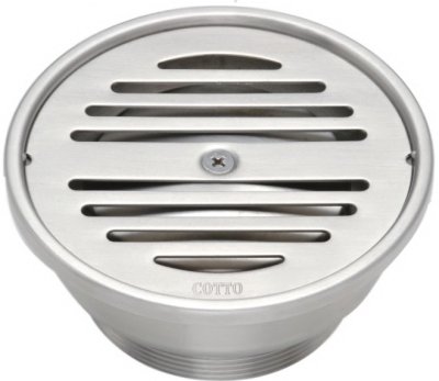 CT647Y2(HM) ตะแกรงกันกลิ่นสเตนเลสกลมเกลียว 2.5 นิ้ว (หน้าแปลน 5.1 นิ้ว)