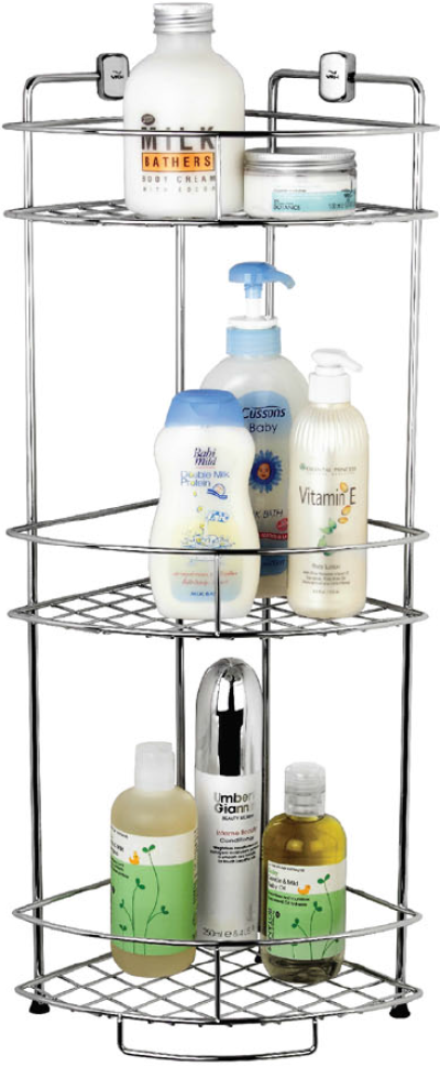 HW105-W105T1 ชั้นวางของ 3 ชั้นเข้ามุม