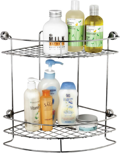 HW105-W105B ชั้นวางสองชั้นเข้ามุมโค้งใหญ่ W105B