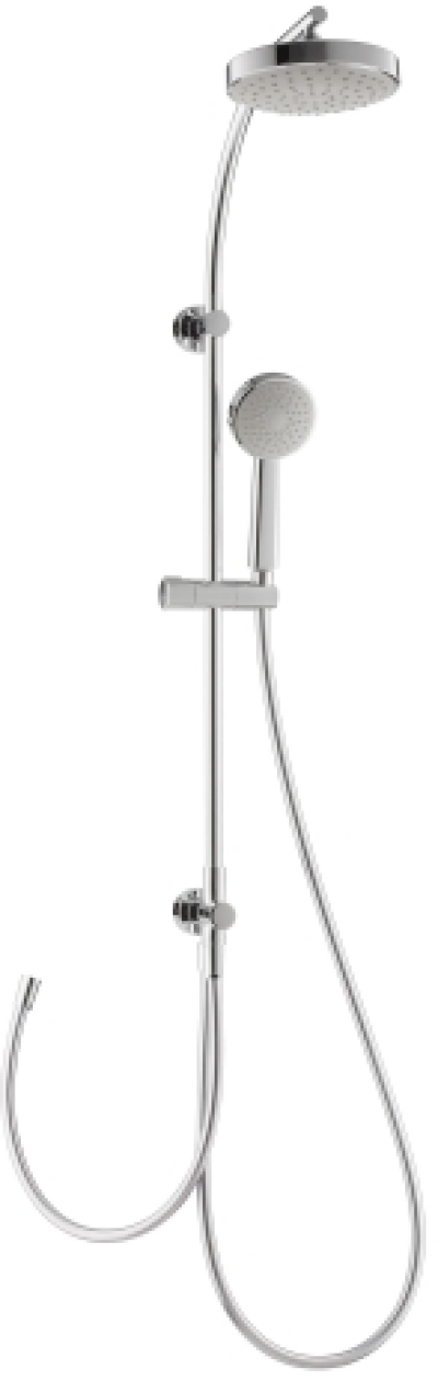 CT628 ชุดฝักบัวสายอ่อน 1 ฟังก์ชั่นและฝักบัวก้านแข็งขนาด 7.2 นิ้ว พร้อมวาล์วเปลี่ยนทิศทางน้ำและสายน้ำดี