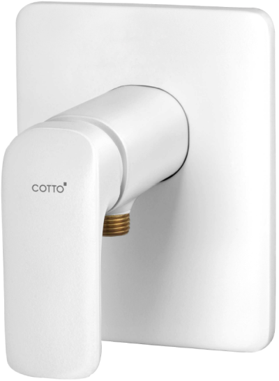 CT1134A#WH วาล์วเปิด-ปิดน้ำแบบก้านโยกสำหรับฝักบัว (สีขาว) รุ่น SCIROCCO SENSE