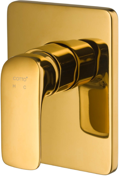 CT2146A#GR วาล์วผสมเปิด-ปิดน้ำแบบก้านโยกชนิดฝังผนัง รุ่น SCIROCCO