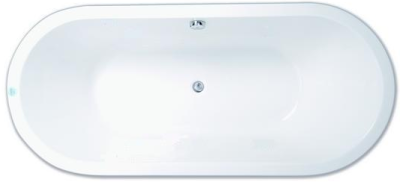 BT239EL อ่างอาบน้ำพร้อมสะดือป๊อปอัพ รุ่น CAPSULE 1800