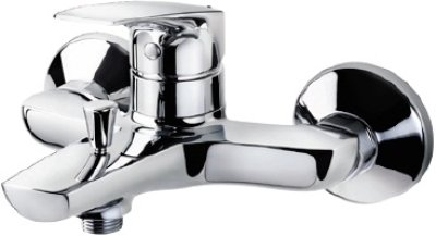 TTMC301K ก๊อกผสมสำหรับลงอ่างอาบน้ำและยืนอาบ ชนิดติดผนัง (ไม่รวมชุดฝักบัวสายอ่อน) รุ่น CRES