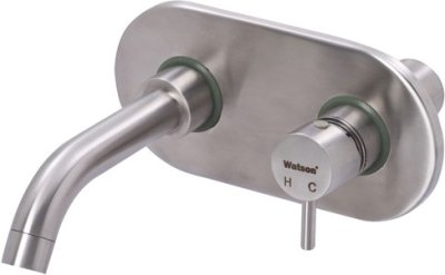 WS-0153 ก๊อกผสมอ่างล้างหน้า แบบติดผนัง รุ่น CHAOPRAYA