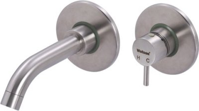 WS-0154 ก๊อกผสมอ่างล้างหน้า แบบติดผนัง รุ่น CHAOPRAY