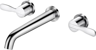 CT2185A ก๊อกผสมอ่างล้างหน้าเซ็นเตอร์ 8 นิ้ว ชนิดฝังผนัง รุ่น PATCHWORK