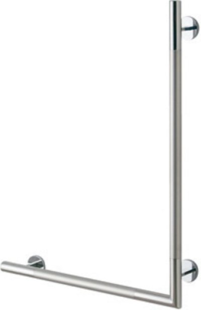 GYHR86MR ราวจับรูปตัว L สีเงิน (ขนาด : 800 x 600 มม, ø 32 มม.)