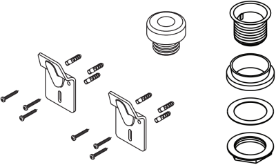 1048876 อุปกรณ์ประกอบโถปัสสาวะครบชุด รุ่นกาเน็ท, เจมส์สโตน, เจมินิ, คอนเนอร์สโตน