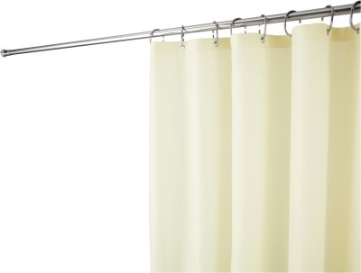 J101S#B(SET) ผ้าม่านกั้นอาบ ยูนิเบจ (S) พร้อมราวสแตนเลส