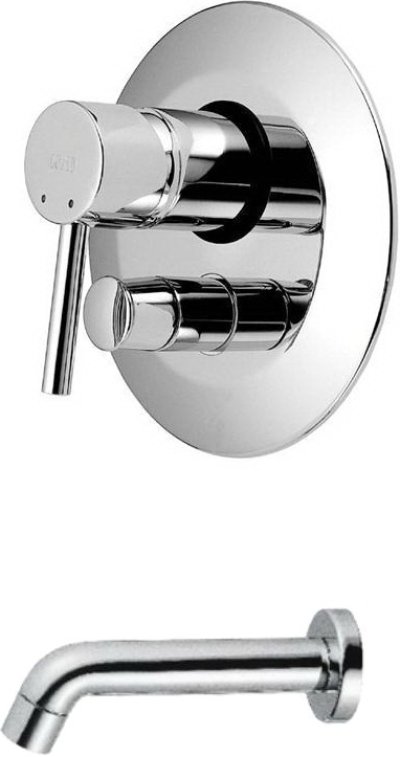 CT593A ก๊อกผสมอ่างอาบน้ำแบบก้านโยกชนิดฝังผนัง รุ่น ANTHONY